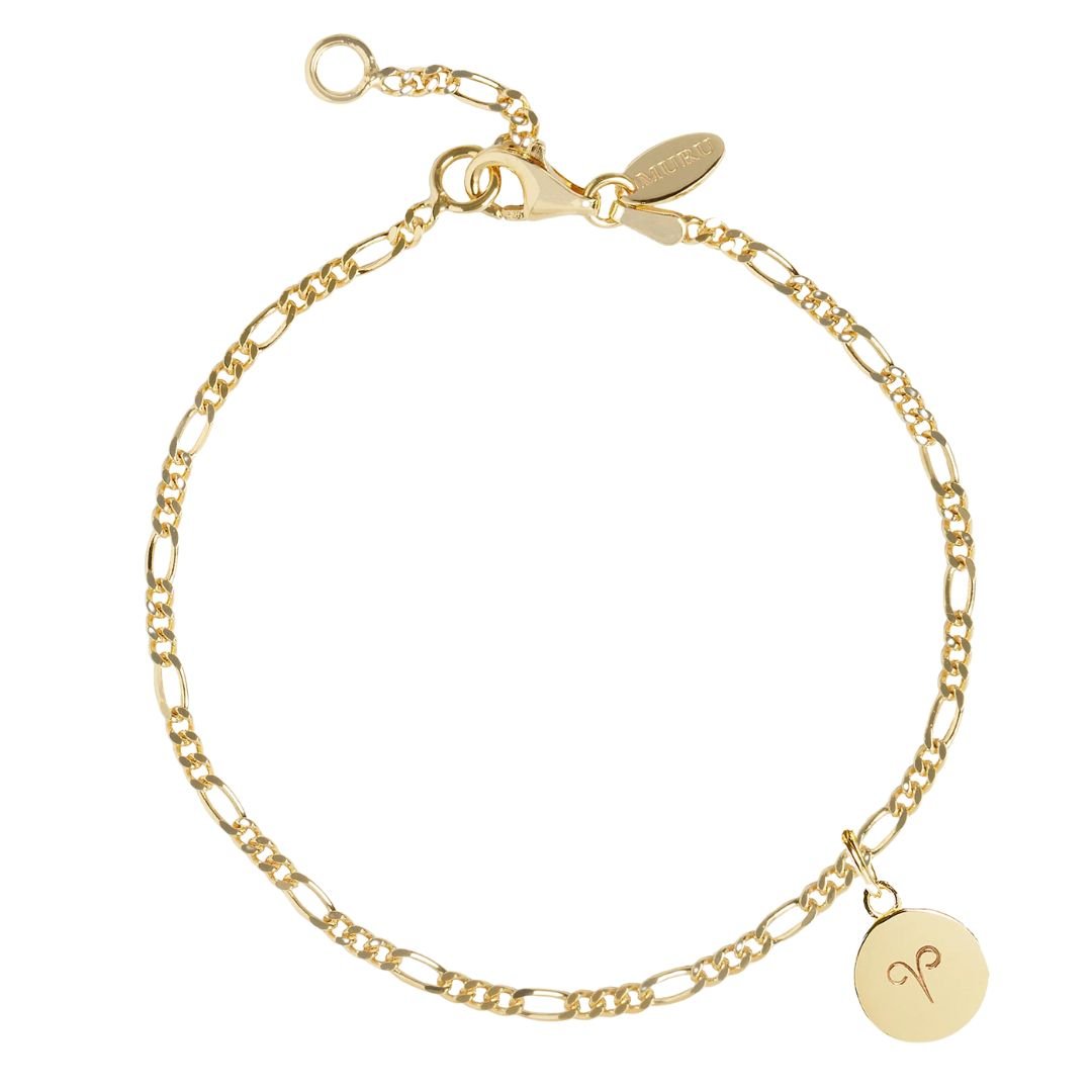 zodiac-sign-figaro-chain-bracelet