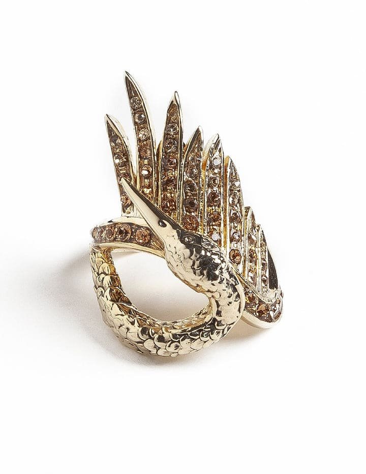 gold-swan-ring