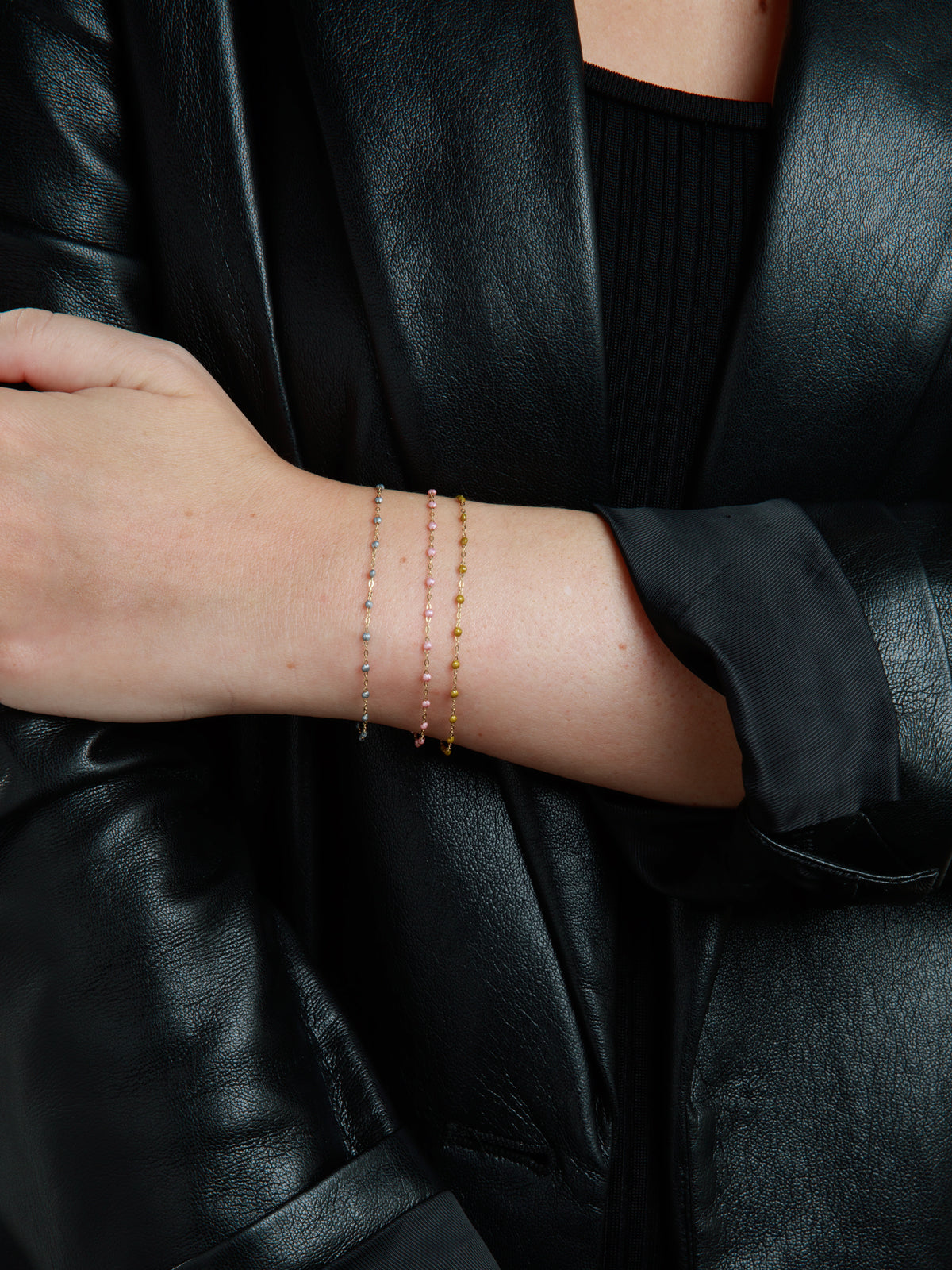 Classic Gigi Gold Resin Yellow Gold Bracelet