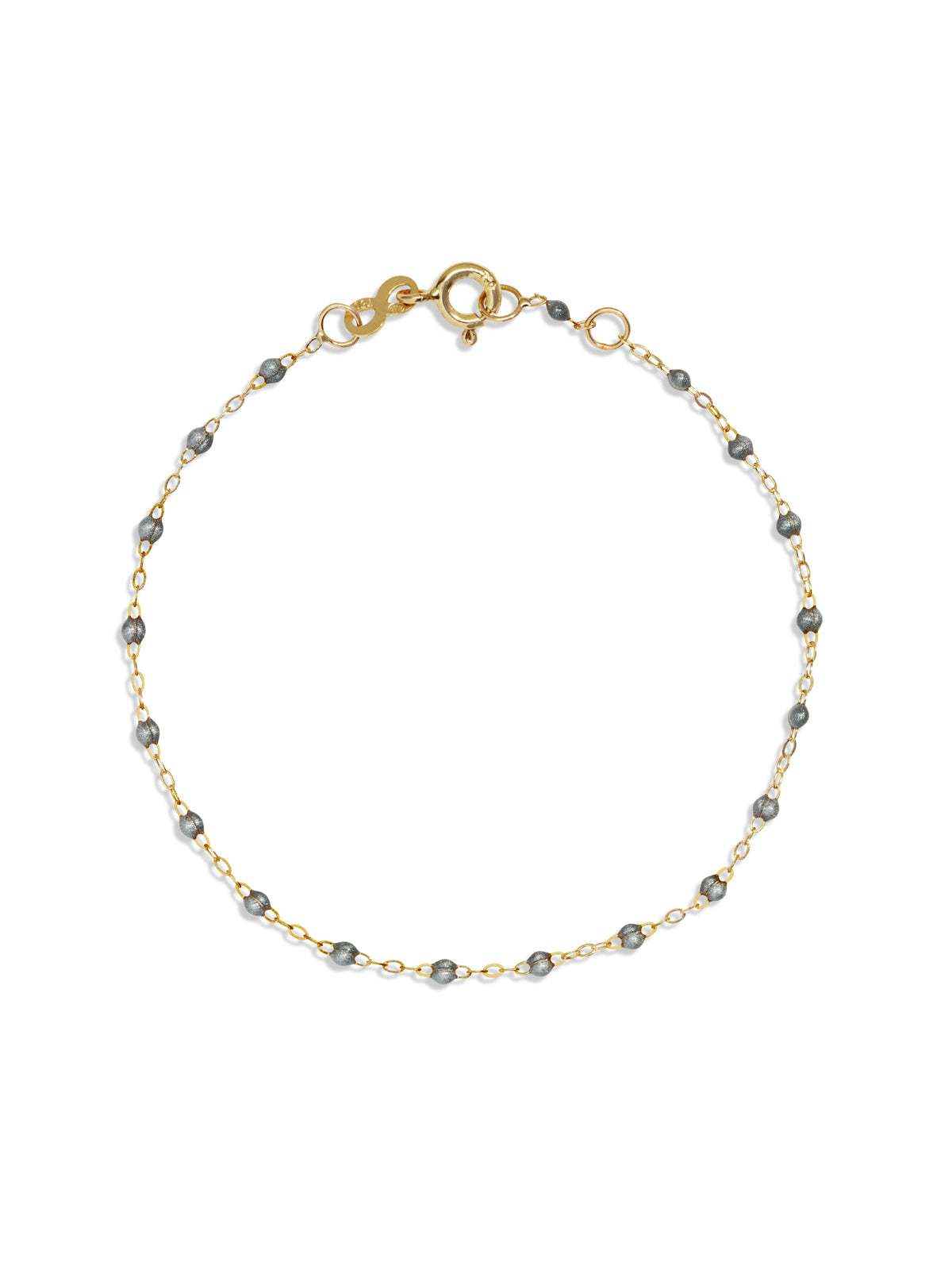 Classic Gigi Silver Resin Yellow Gold Bracelet