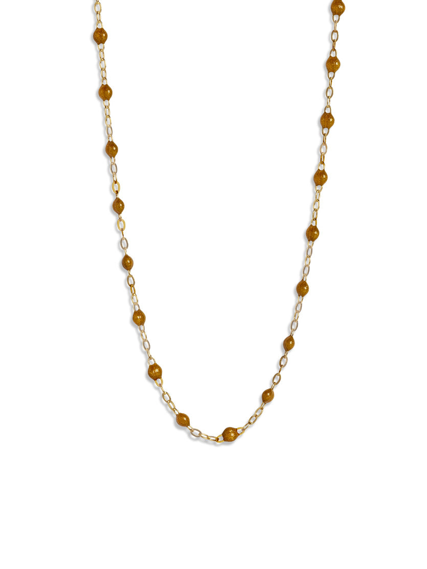 Classic Gigi Gold Resin Yellow Gold Necklace