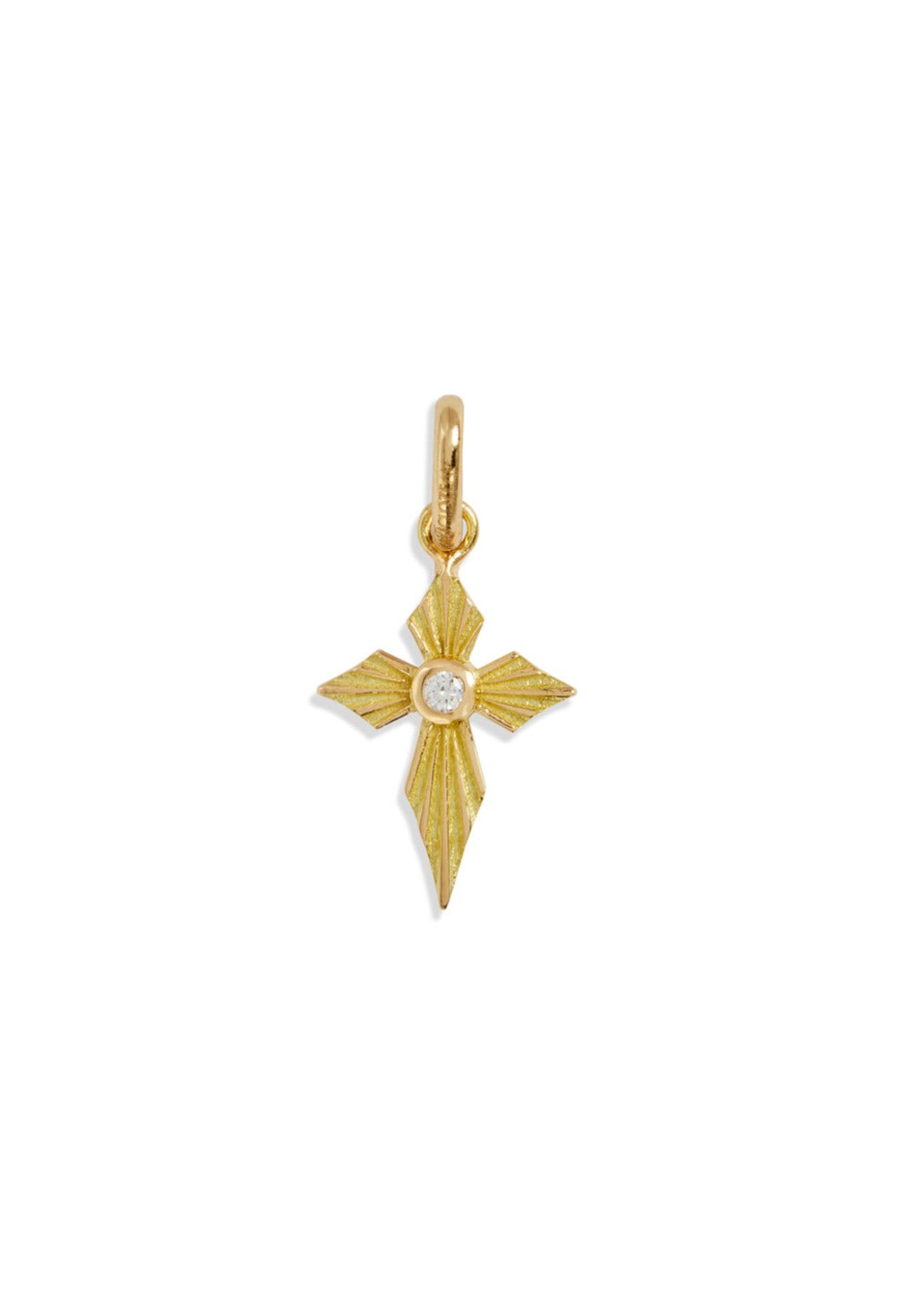 Classic Croix Lumiere Yellow Gold Charm