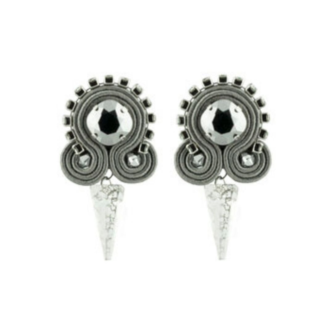 chrome-spikes-stud-earrings