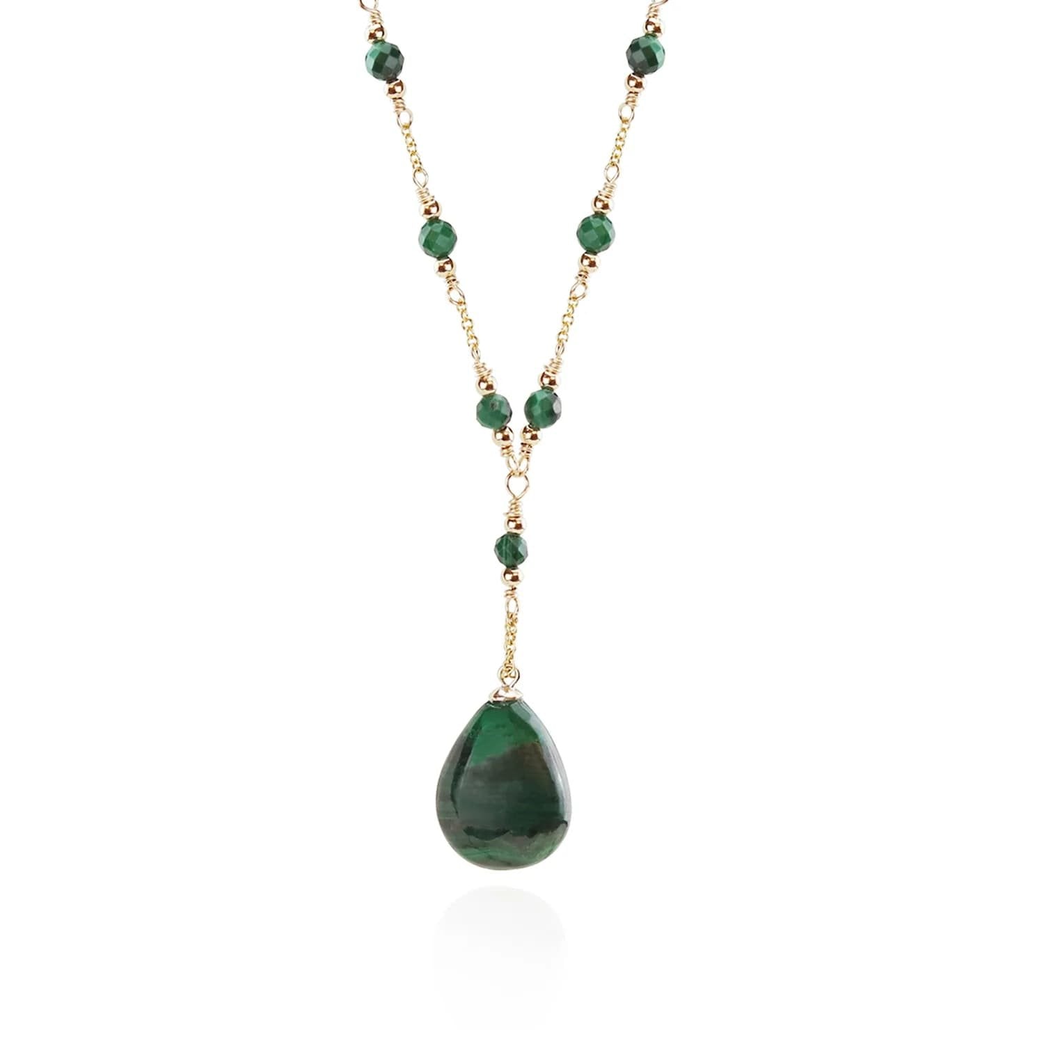 malachite-gold-y-necklace