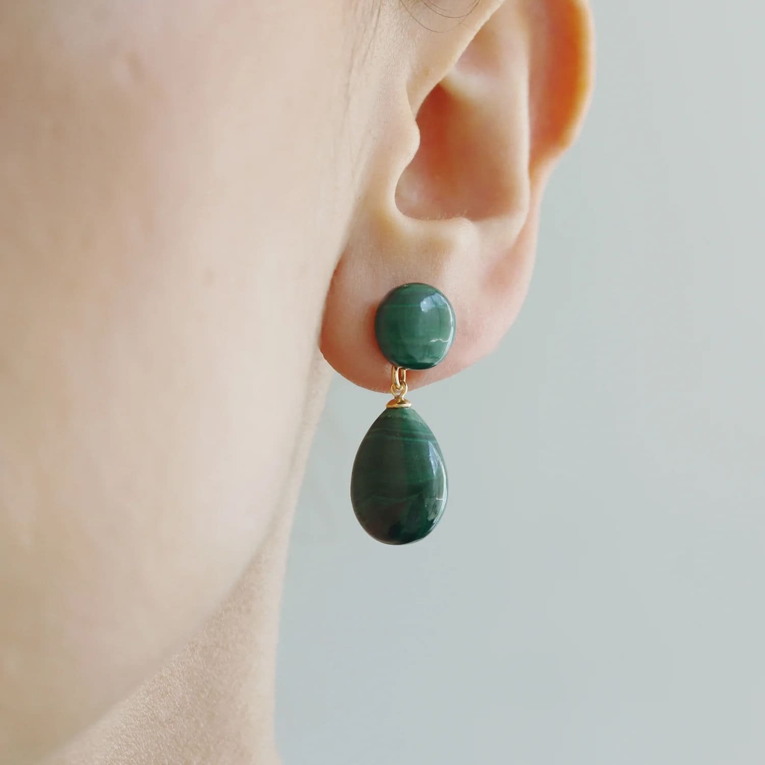 malachite-double-drop-earrings