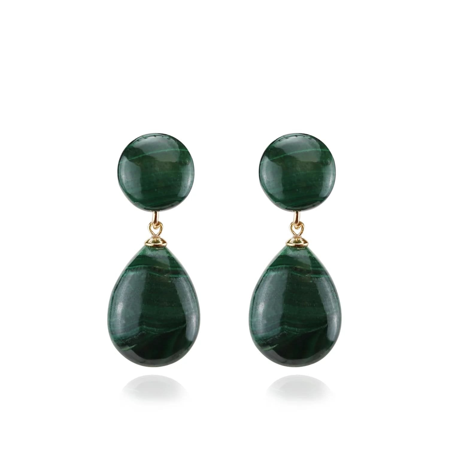 malachite-double-drop-earrings