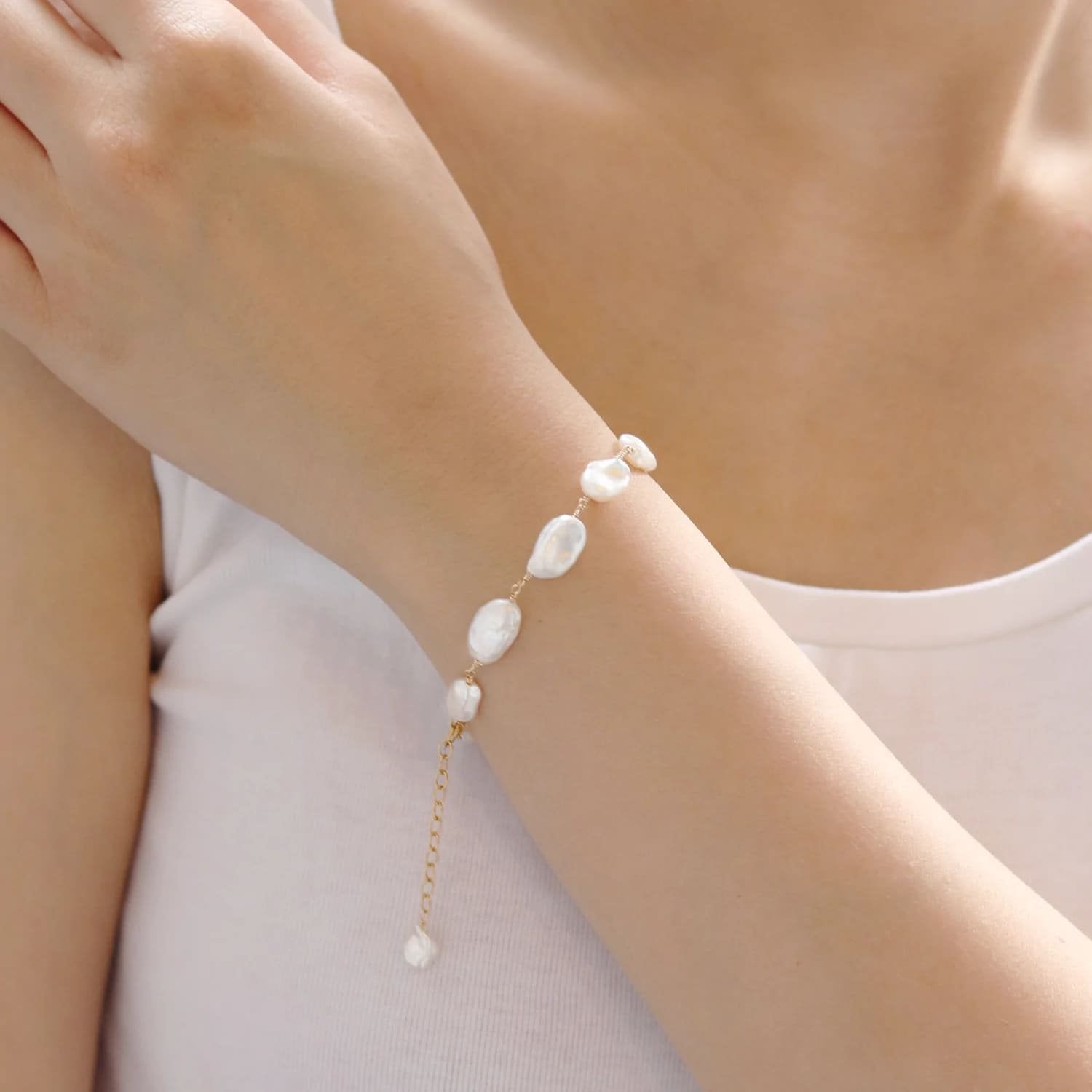 keshi-pearl-bracelet