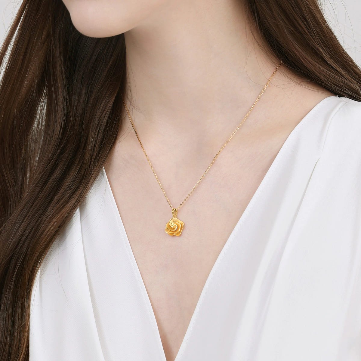 24k rose gold chain online