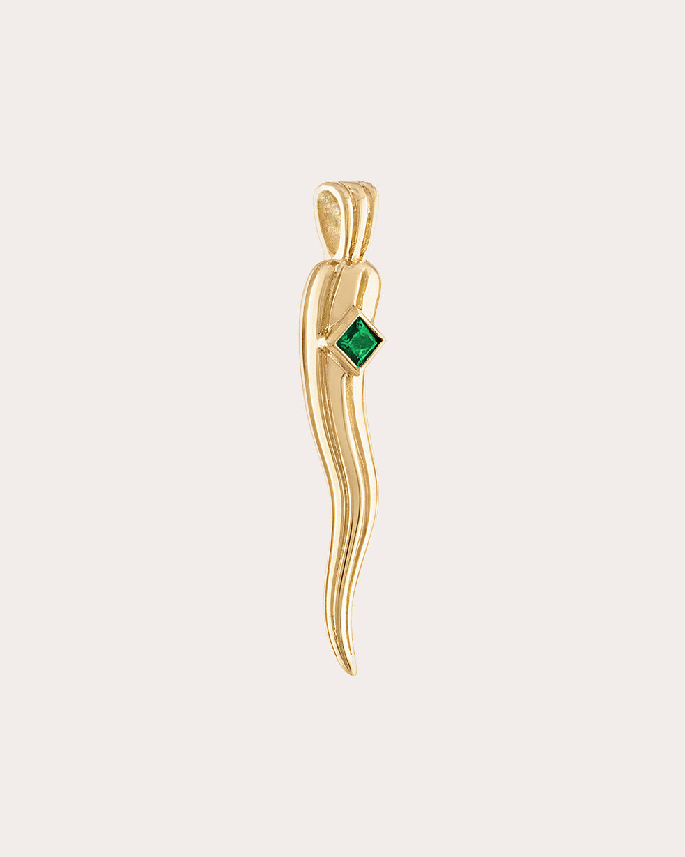 portofino-horn-pendant-in-green-18k-gold