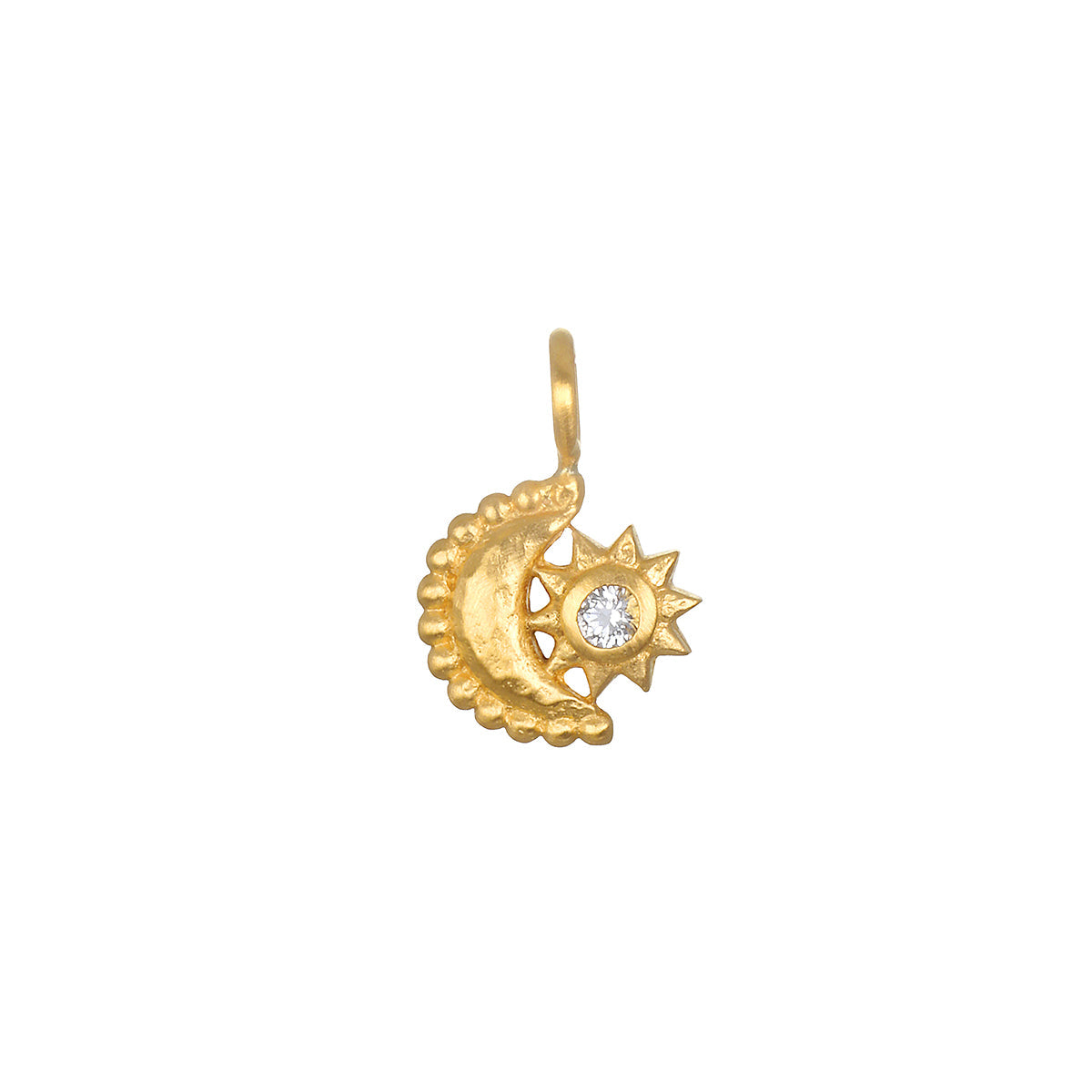 Rising Moon and Sun Charm