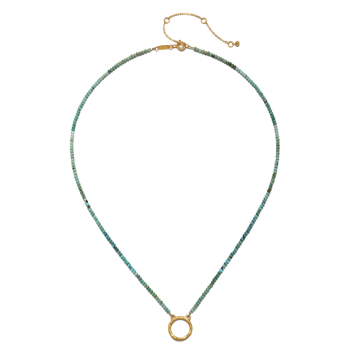 16' Turquoise Charm Necklace