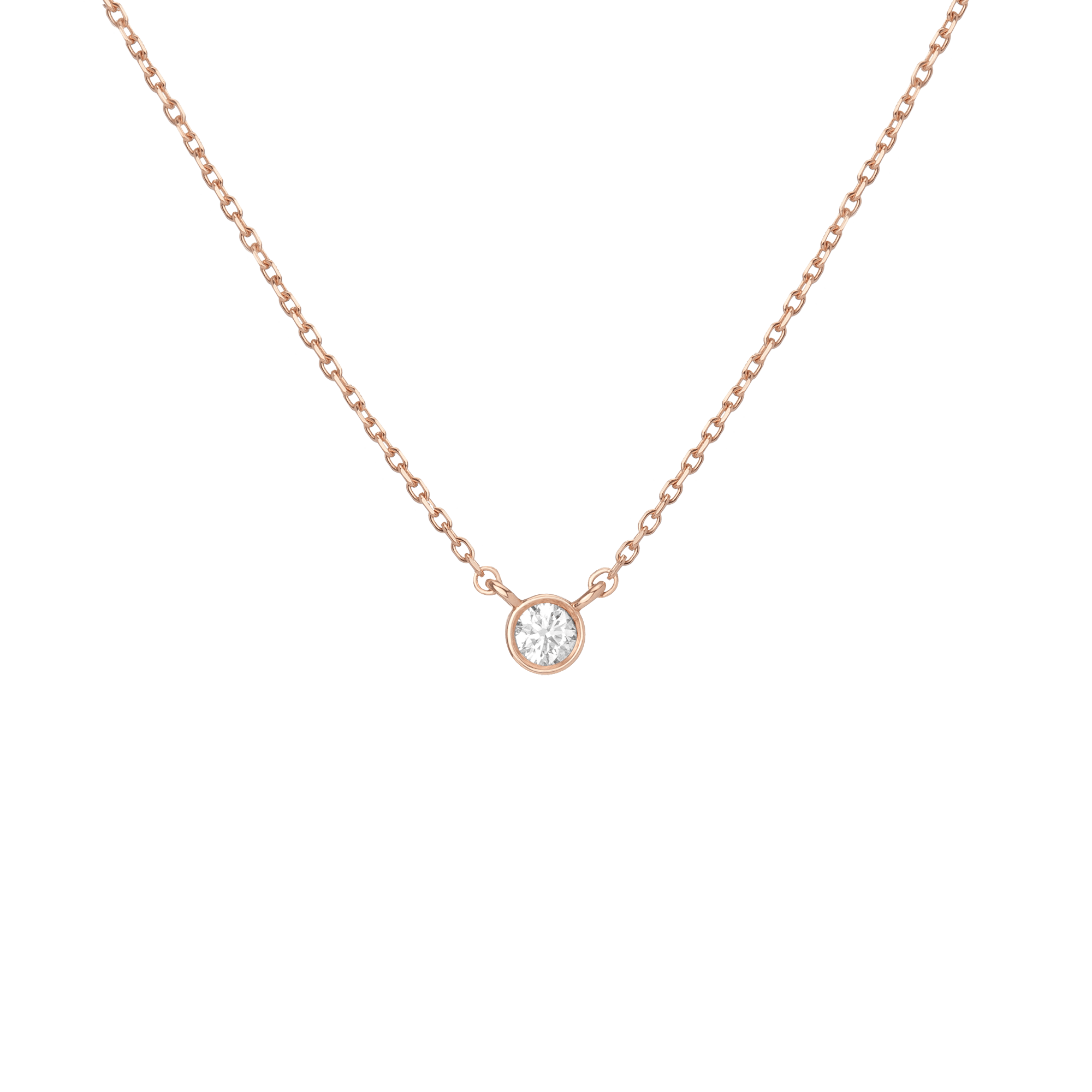 medium-diamond-bezel-necklace-in-18k-rose-gold-aurate