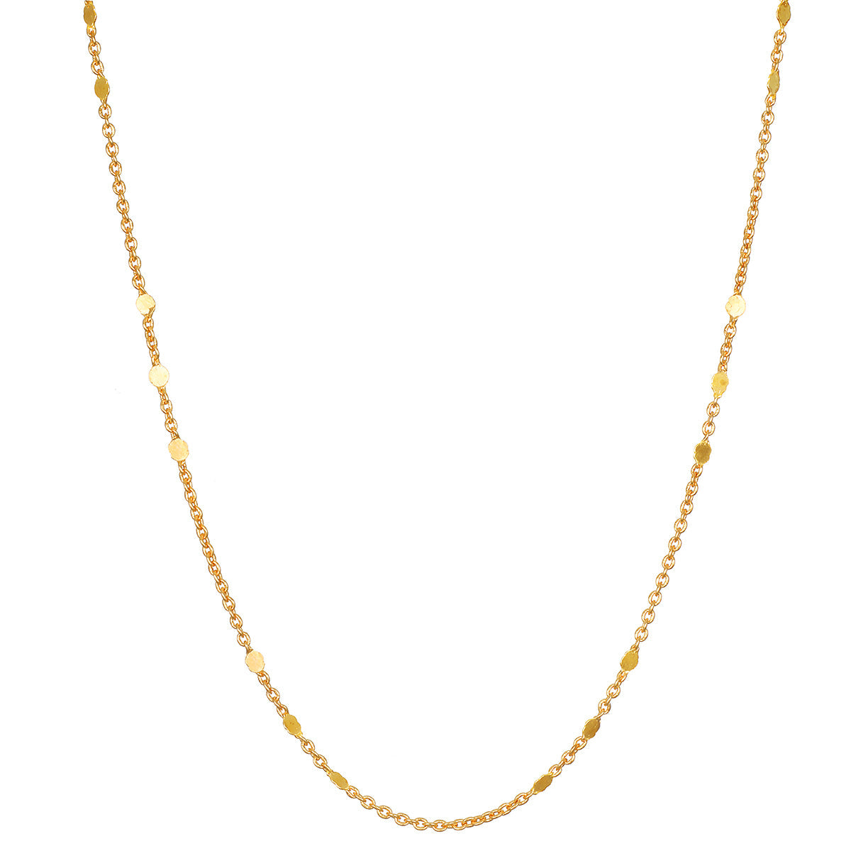 Twinkling Light Gold Choker Necklace