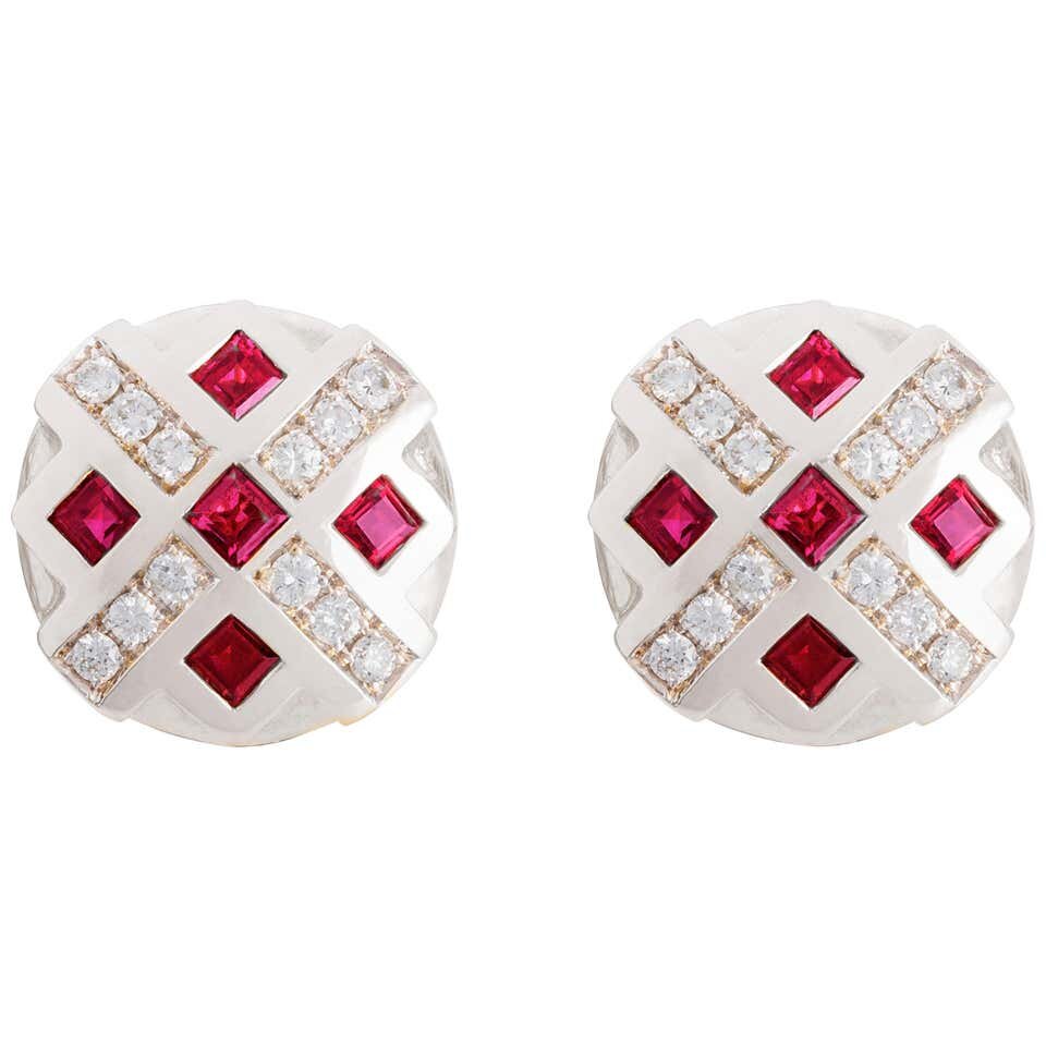 diamond-and-ruby-chess-clip-on-earrings