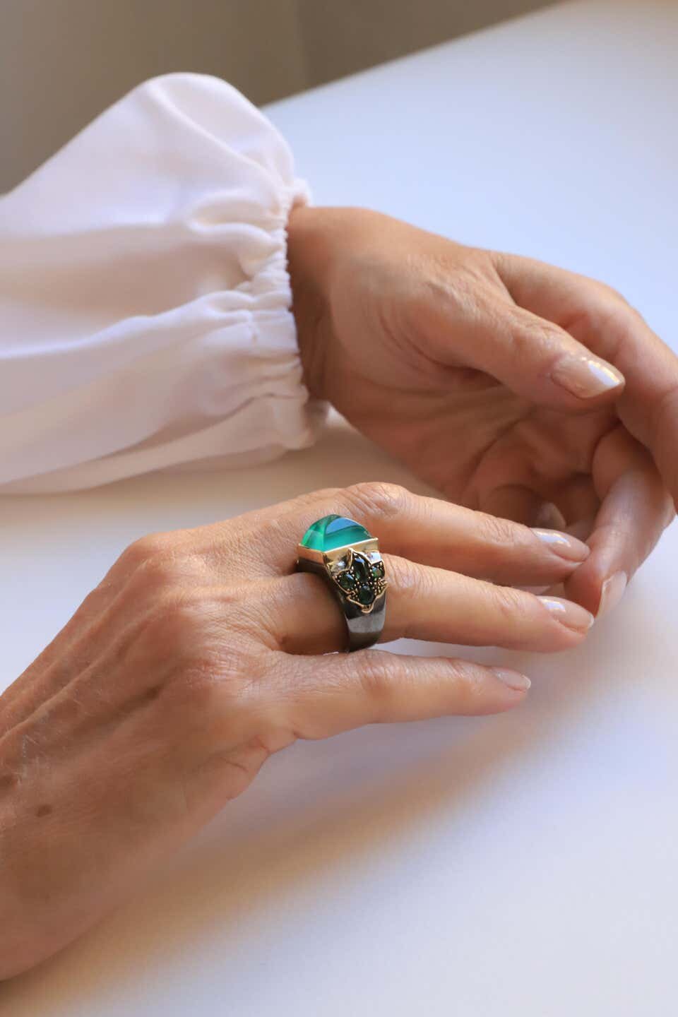 green-agate-and-tourmaline-ivy-ring