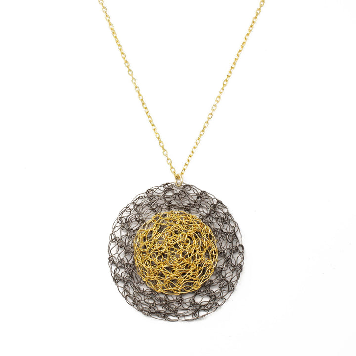 black-rhodium-and-gold-disc-pendant