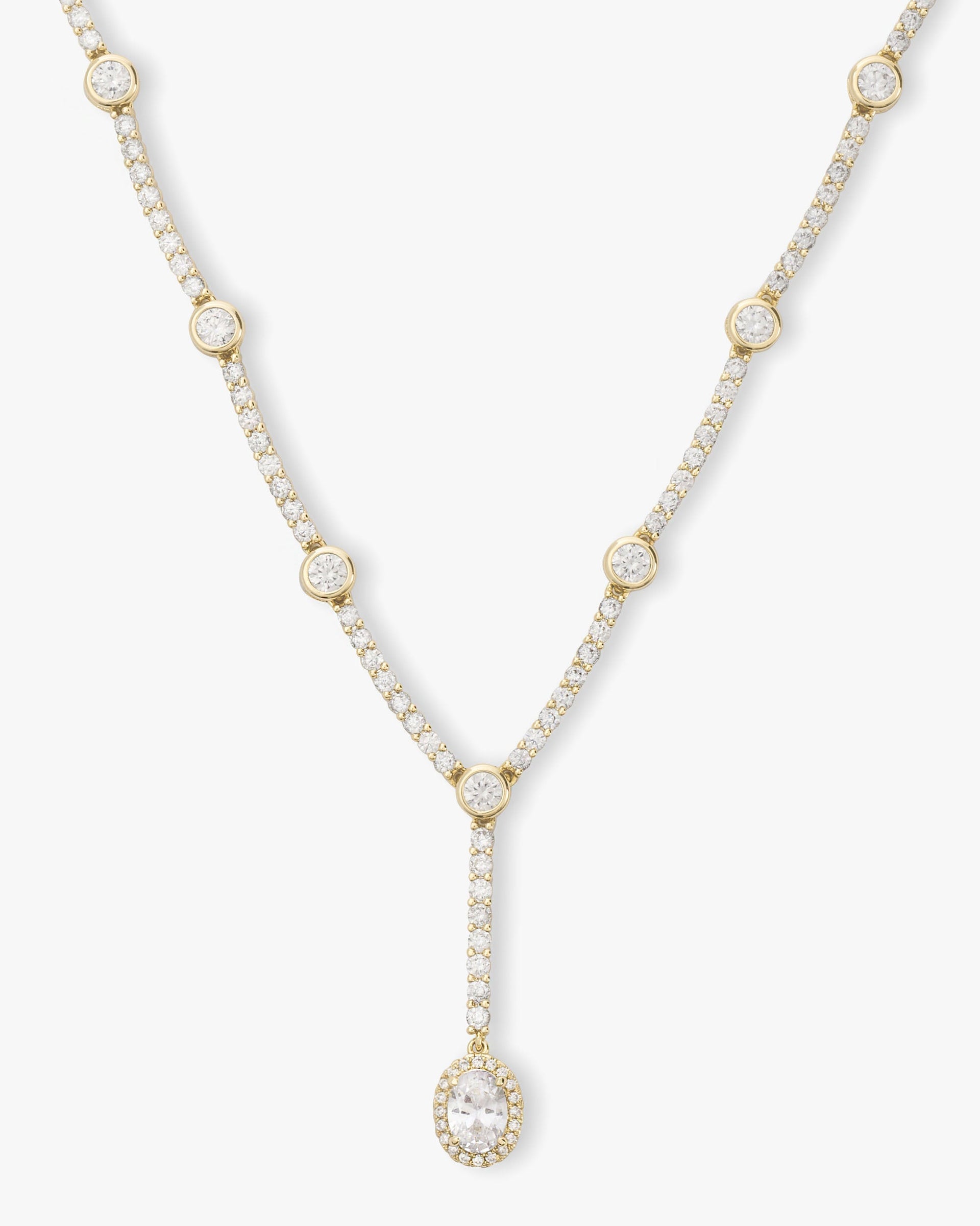 she-is-an-icon-lariat-necklace-16-inch-in-gold-and-white-diamondettes