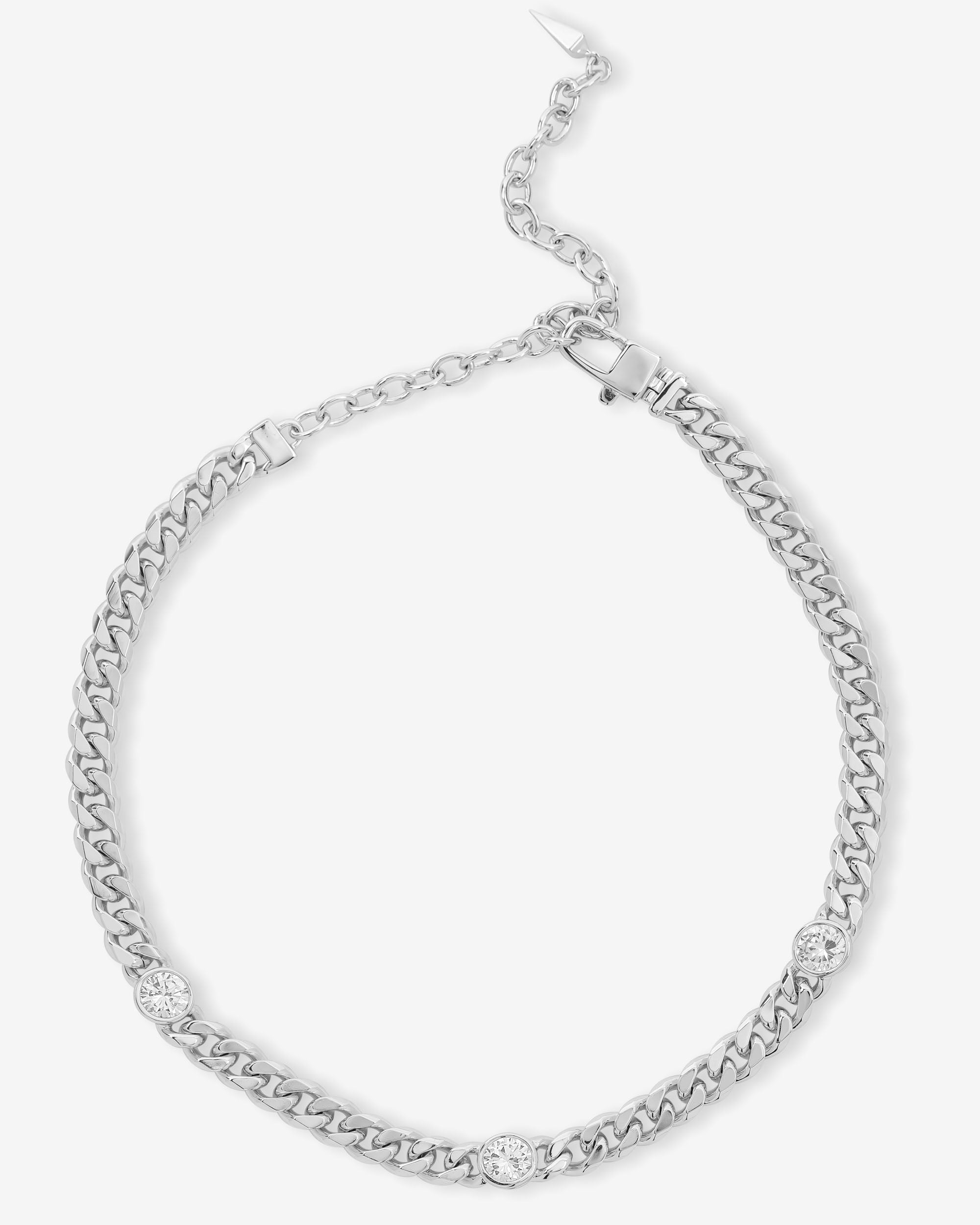 julian-triple-diamond-cuban-chain-choker-in-silver-and-white-diamondettes