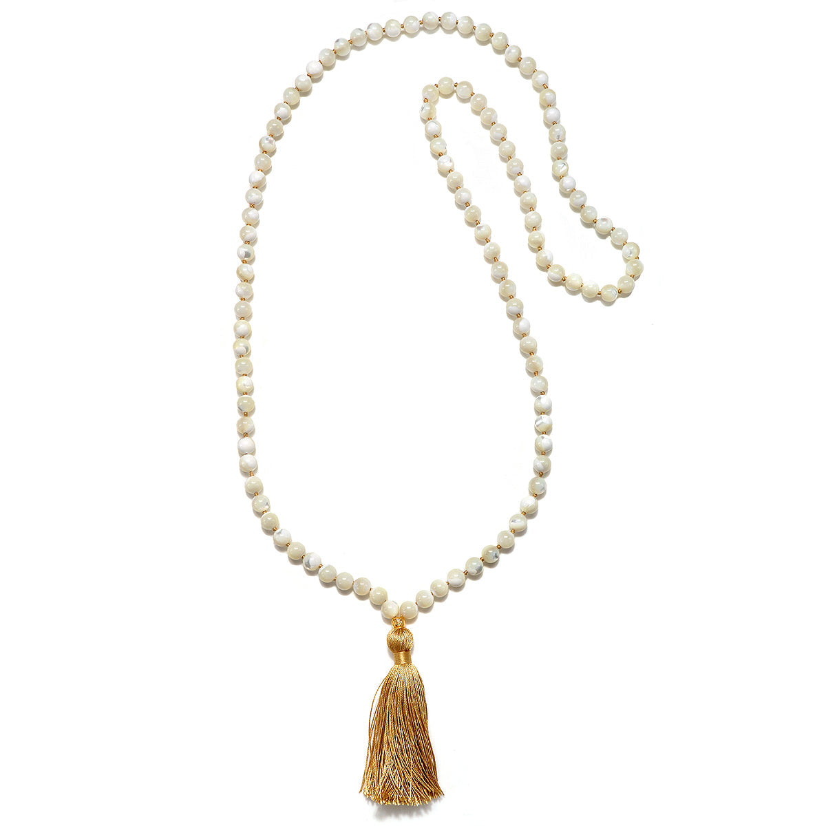 Wisdom Lotus Pearl Gemstone Mala