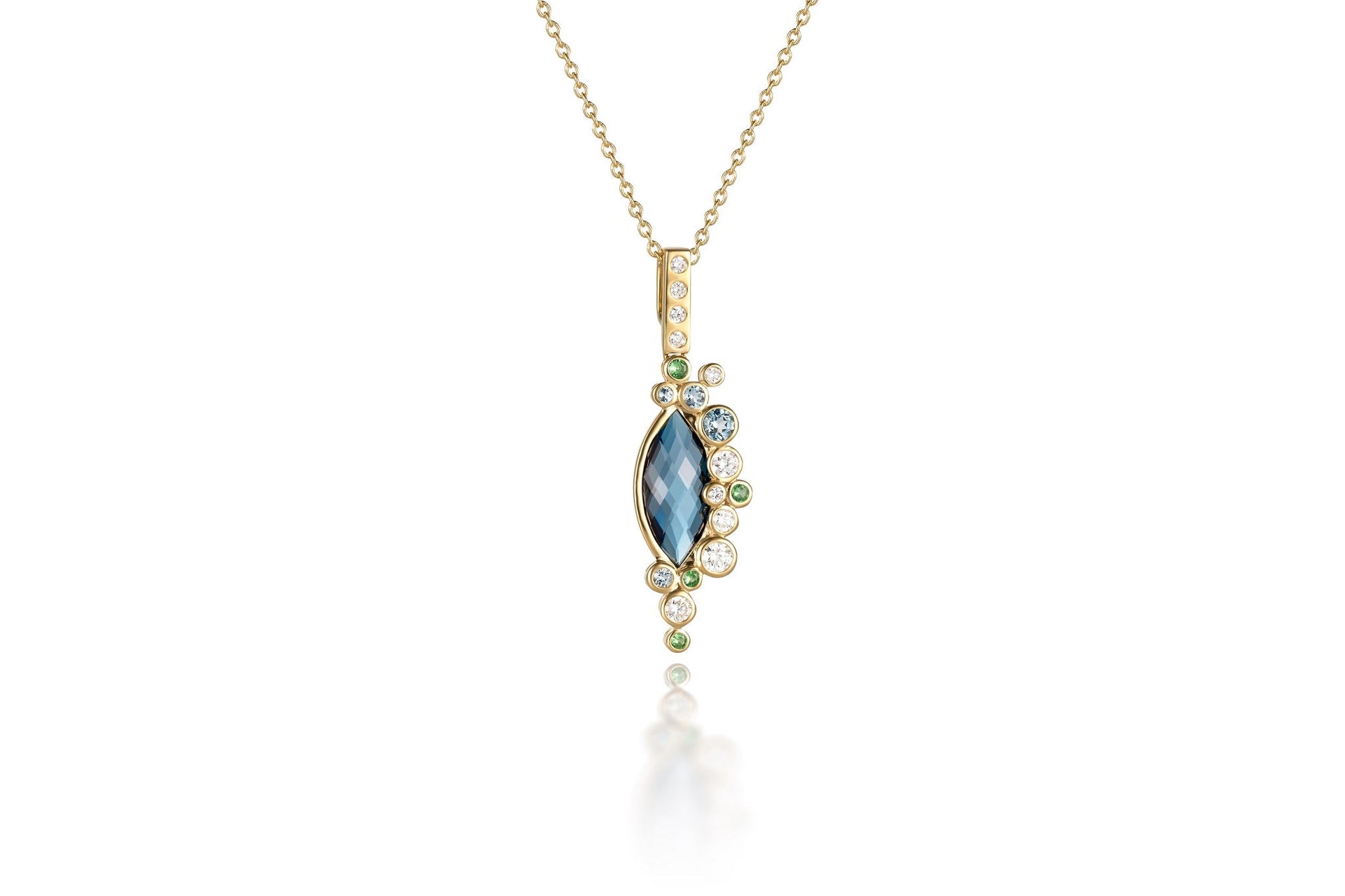 Andromeda London Blue Topaz Pendant