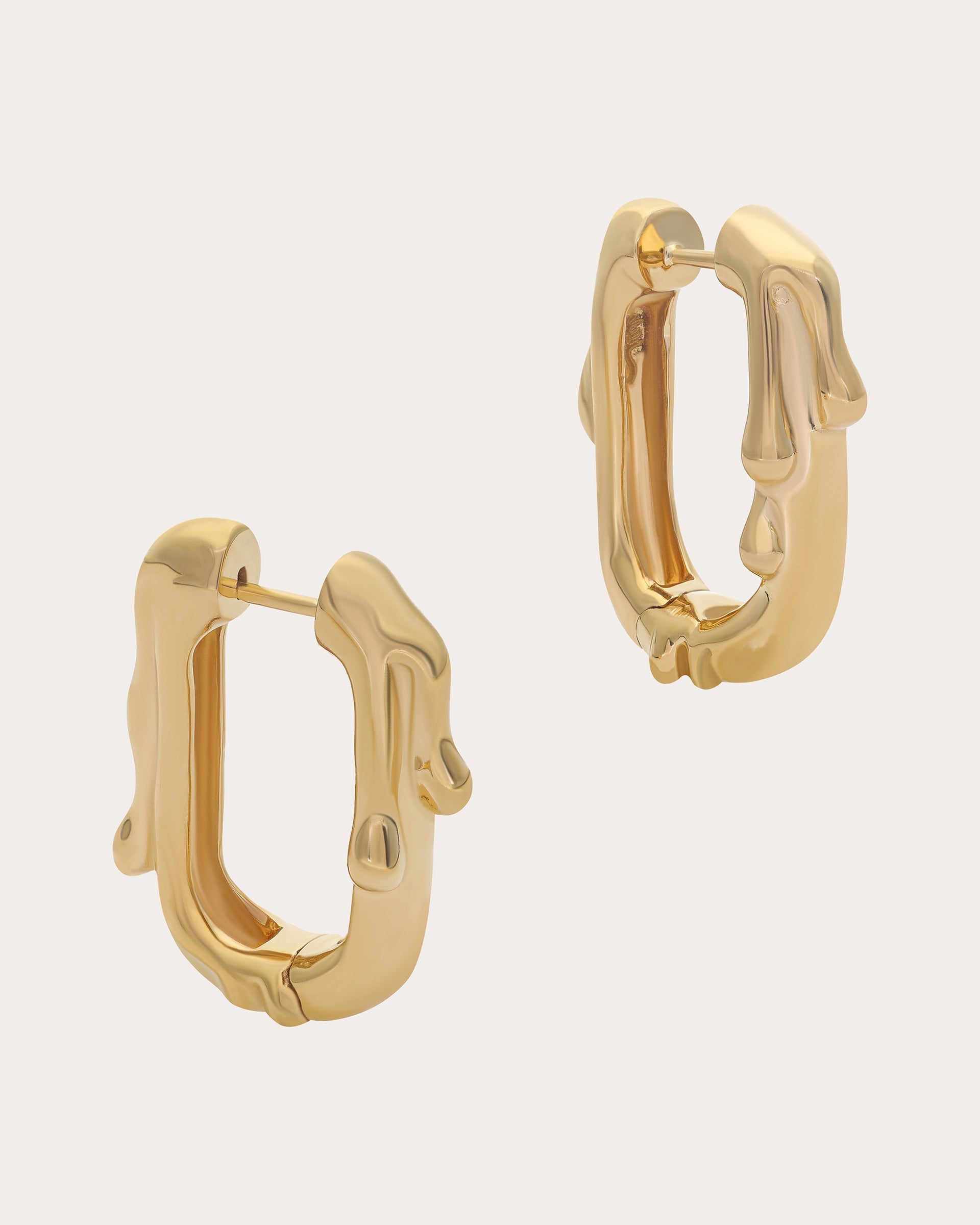 Monroe 14K Gold-Plated Hoop Earrings