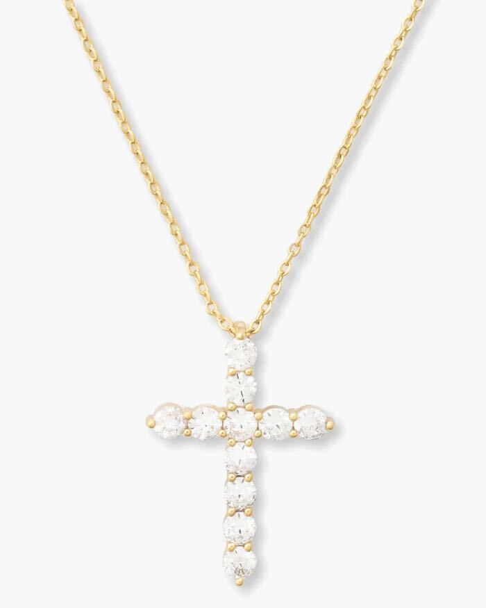 oh-she-fancy-cross-pendant-18-inch-in-gold-and-white-diamondettes