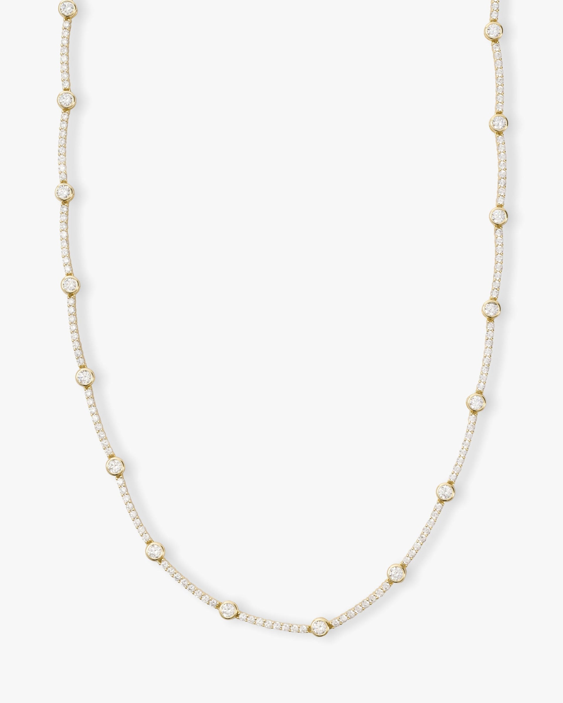 she-is-an-icon-station-necklace-18-inch-in-gold-and-white-diamondettes