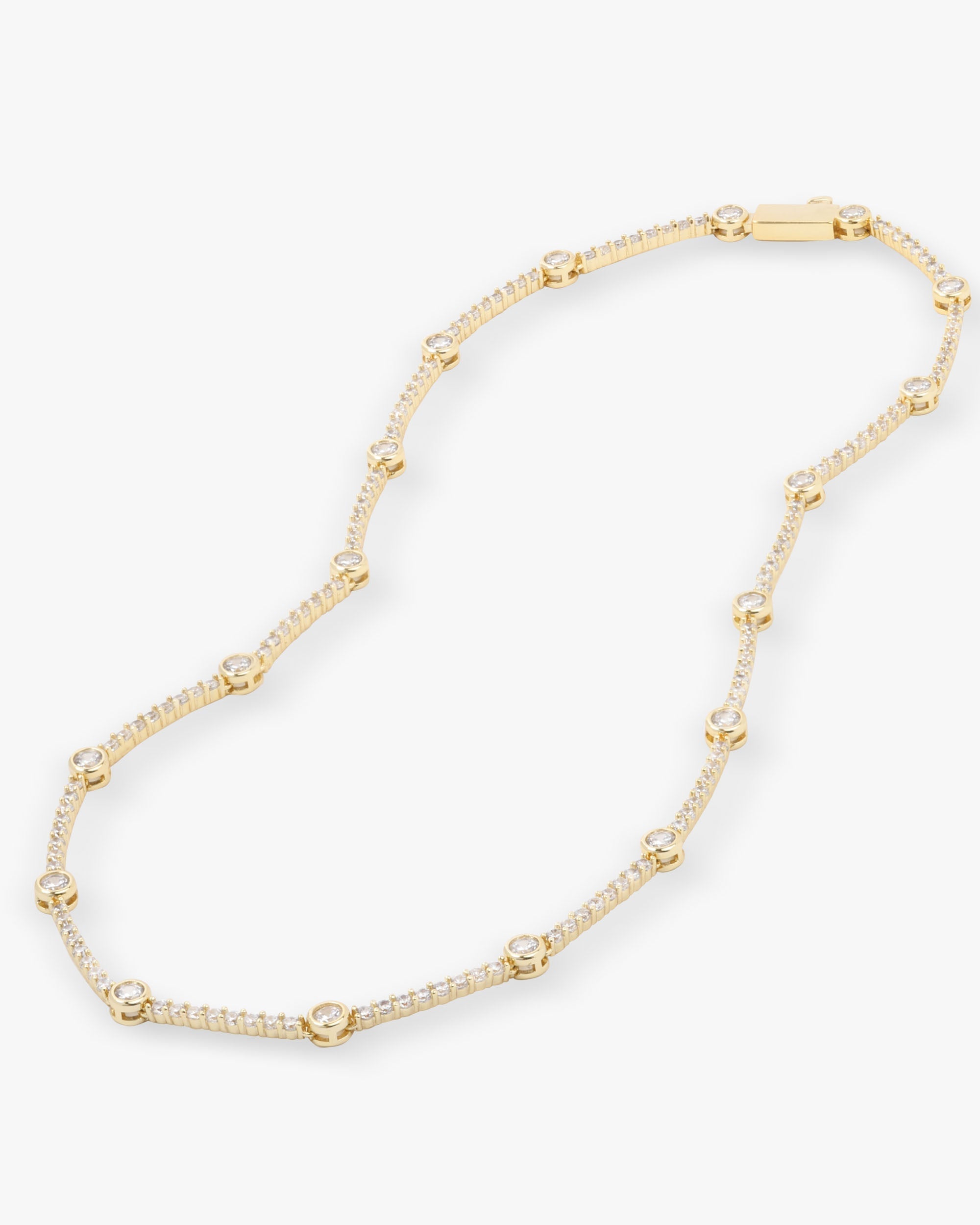 she-is-an-icon-station-necklace-16-inch-in-gold-and-white-diamondettes