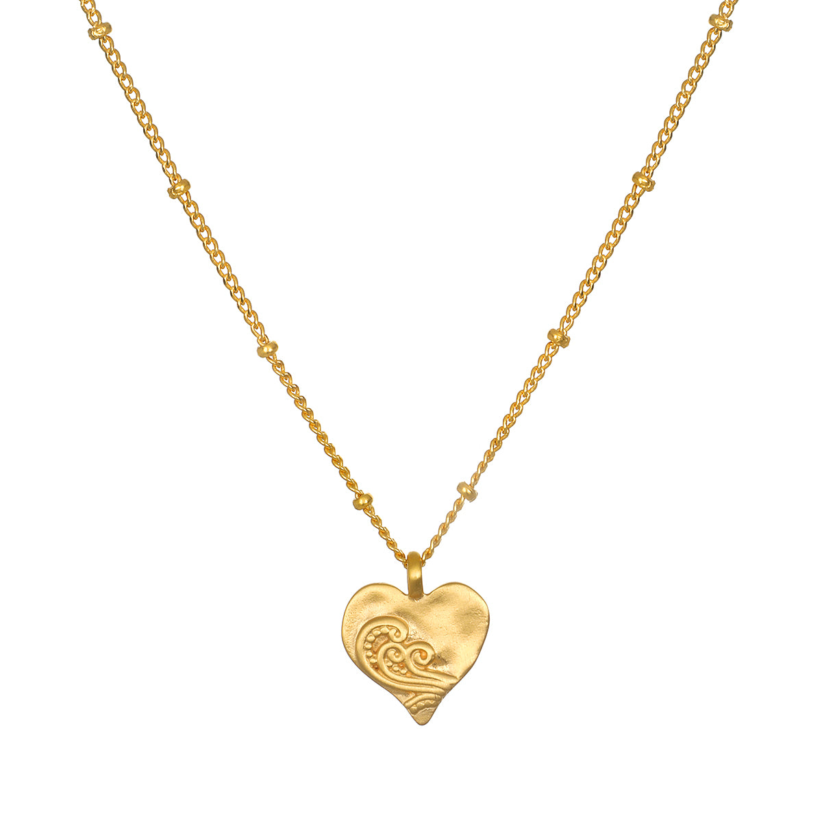 Spirit of Love Gold Heart Necklace