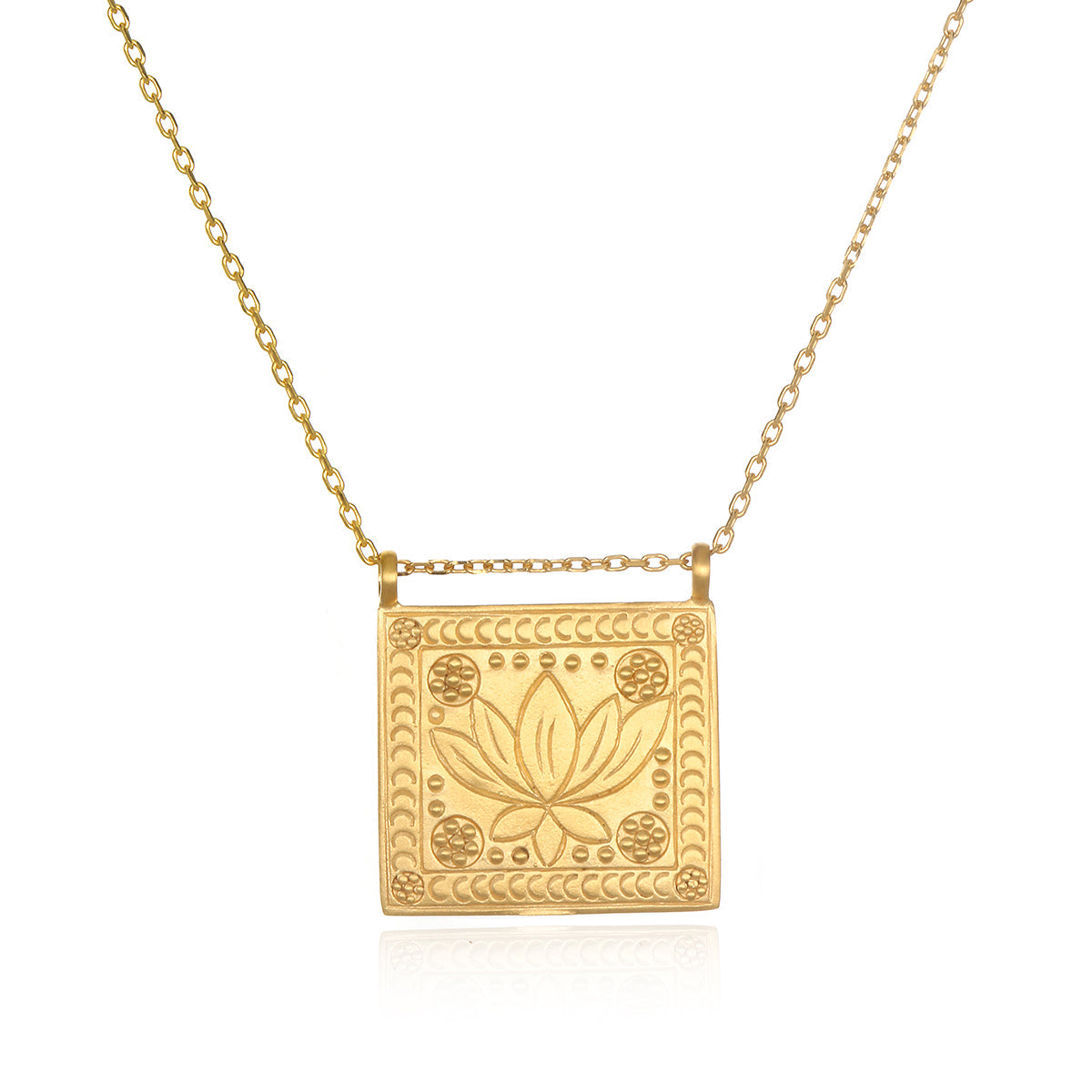 Sacred Commencement Lotus Necklace