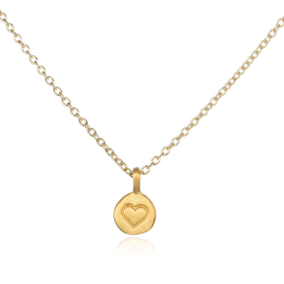 Love Heart Gold Pendant