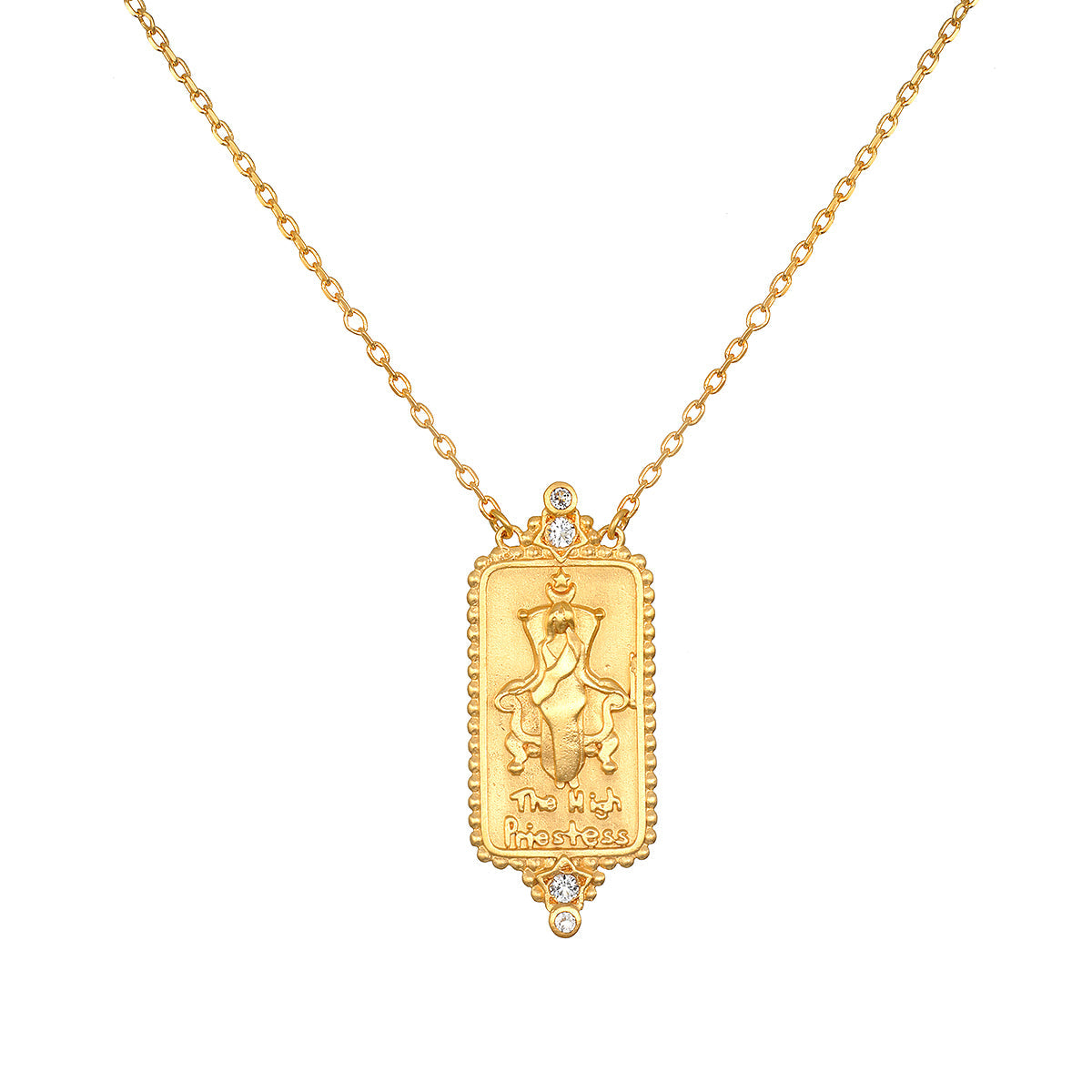 The High Priestess Tarot Necklace