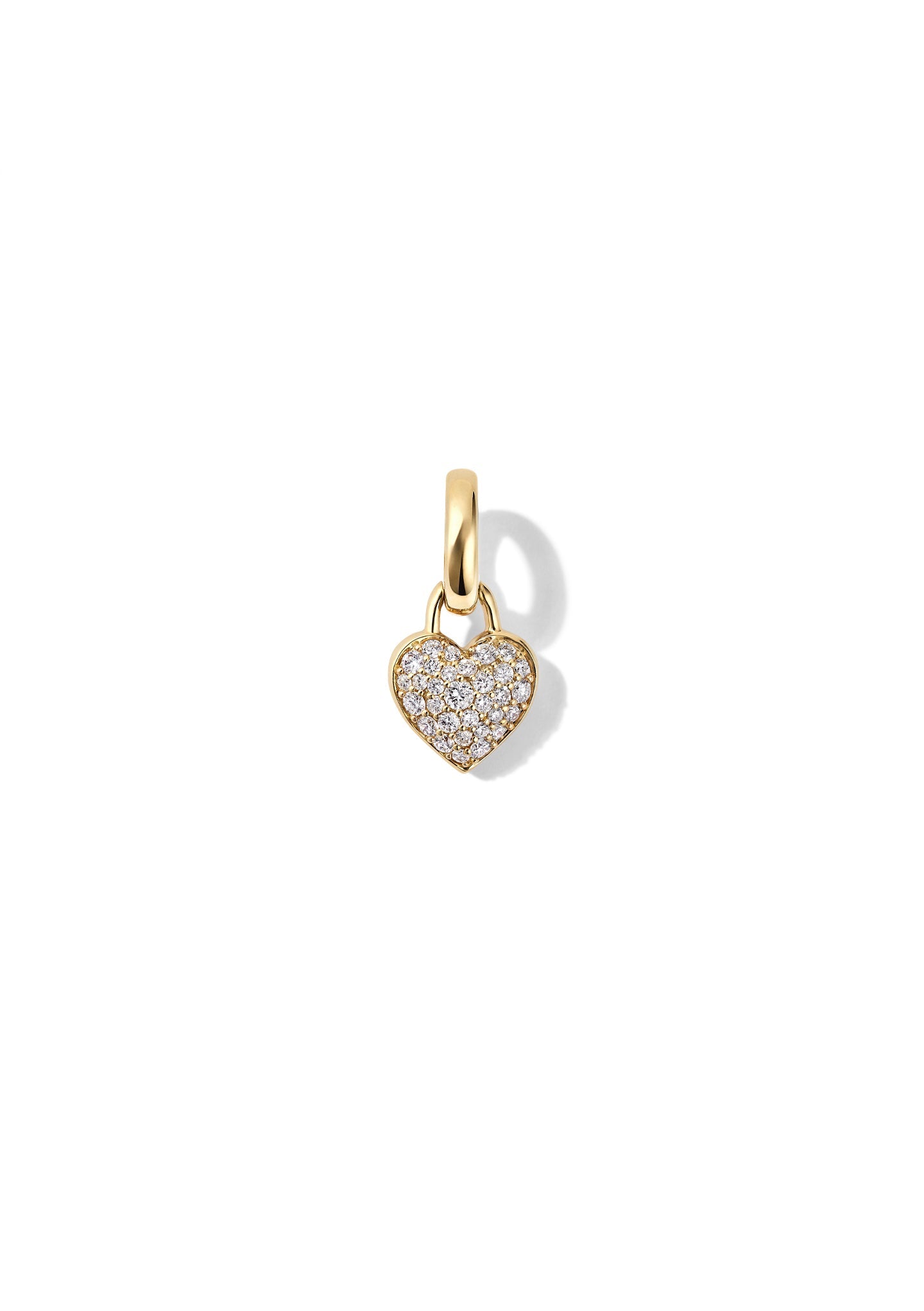 The Diamond Baby Heart Charm