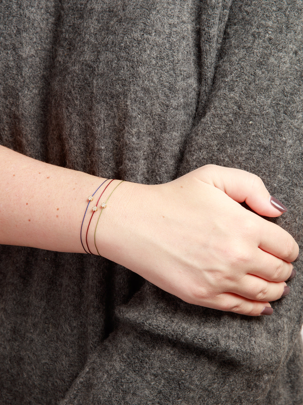 Navy Illusion Diamond Yellow Gold Bracelet