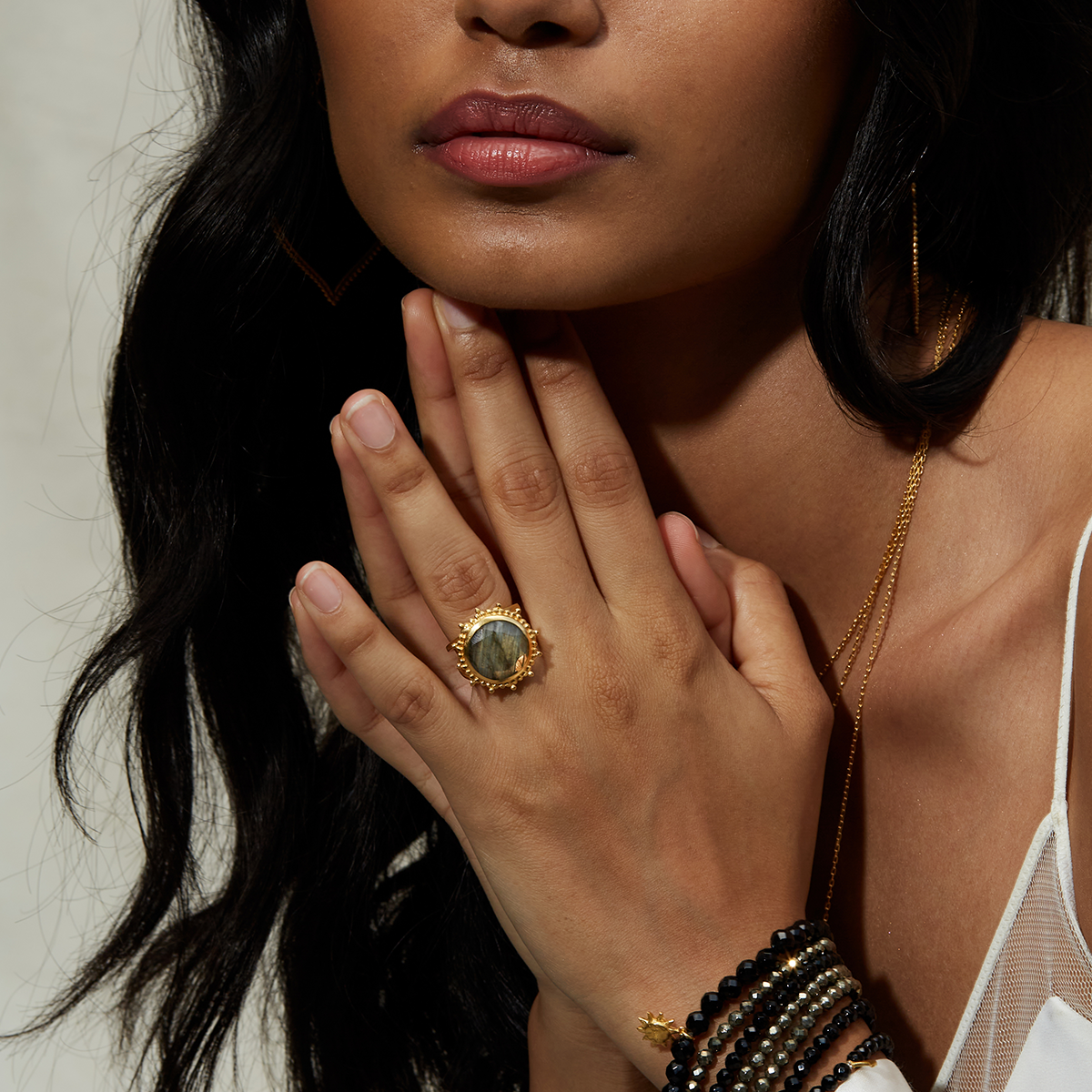 Pursue Your Truth Labradorite Ring