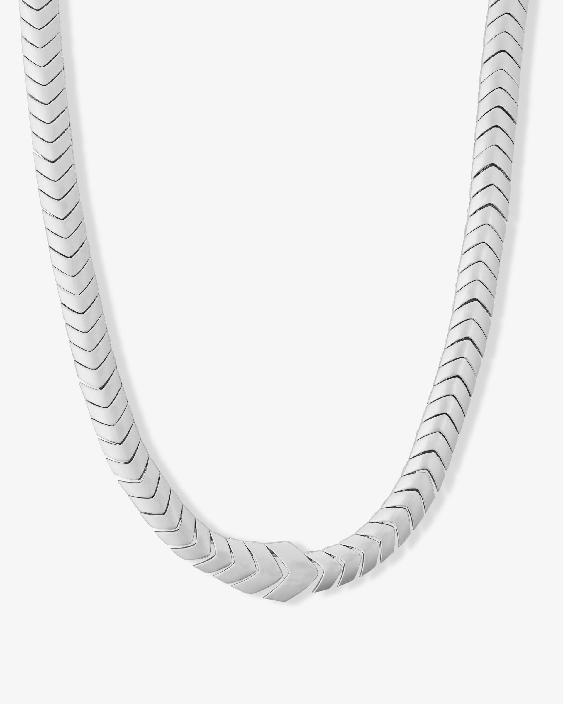 serpent-herringbone-collar-16-inch-in-silver