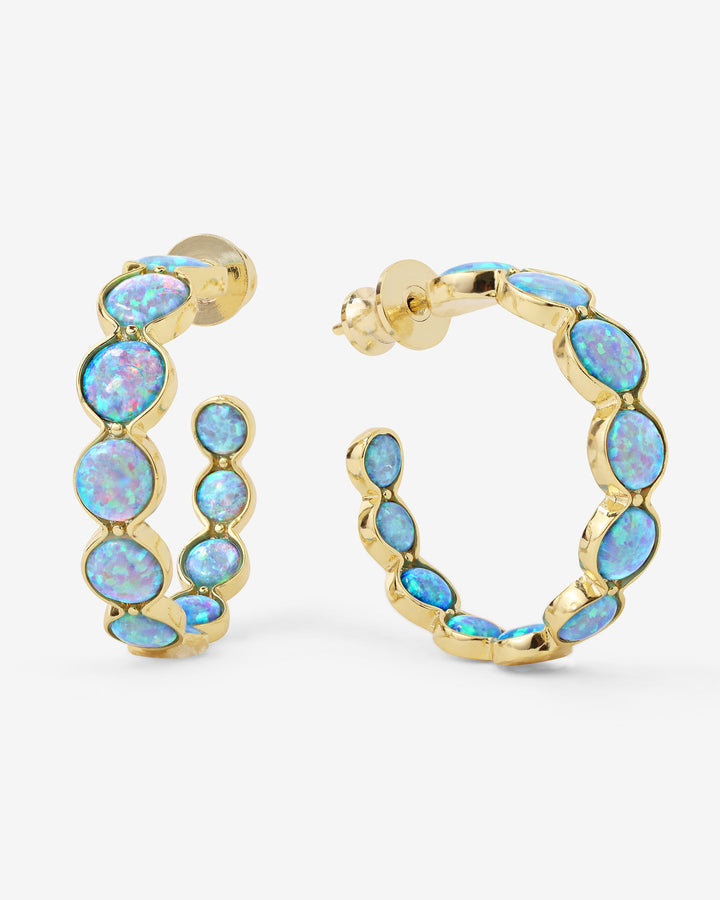 she-is-an-icon-blue-opal-hoops-1-inch-in-gold-and-blue-opal