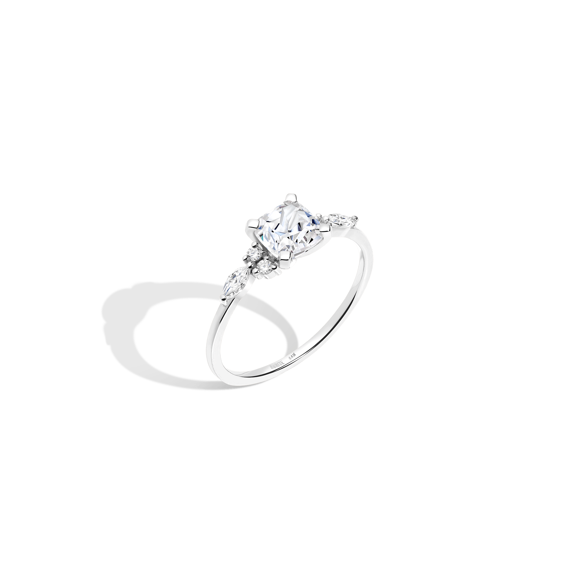 cushion-cut-floral-diamond-ring-in-18k-white-gold-aurate