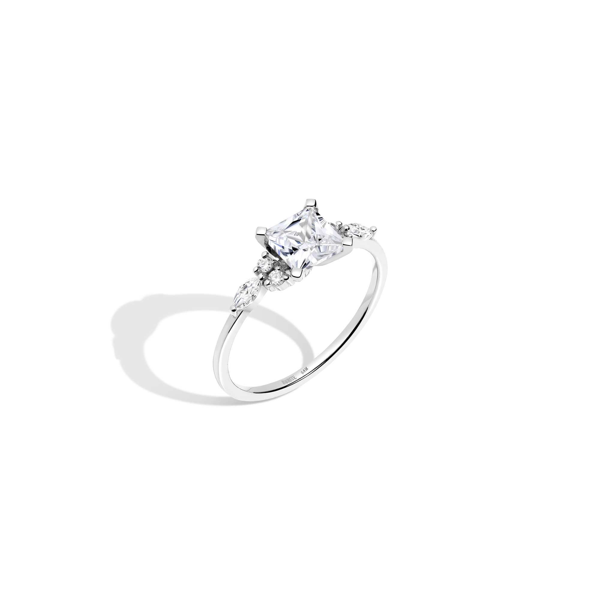 princess-cut-floral-diamond-ring-in-14k-white-gold-aurate