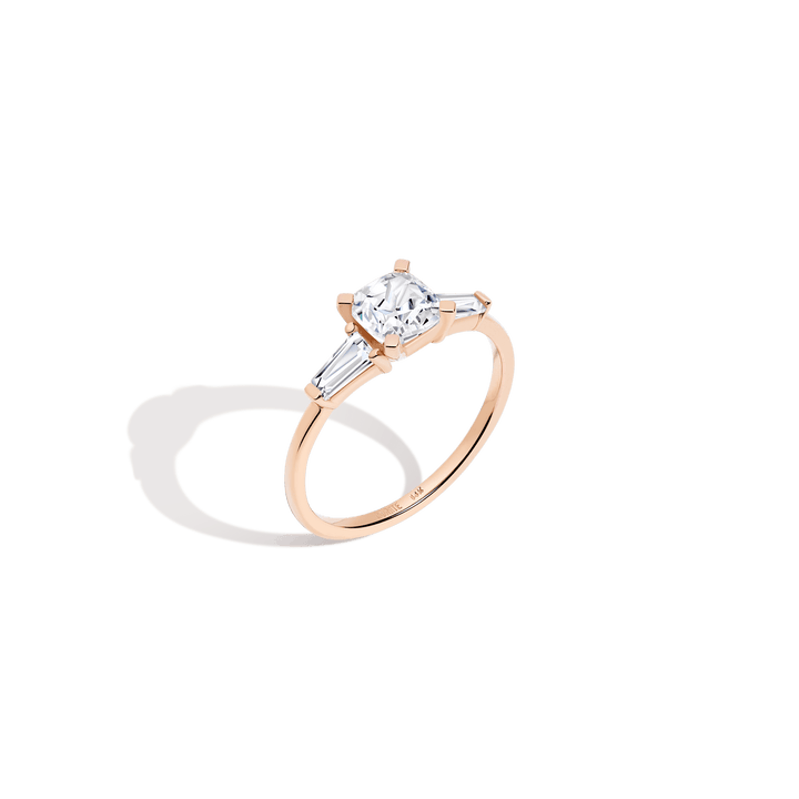 cushion-cut-tapered-baguette-diamond-ring-natural-diamond-in-14k-rose-gold-aurate