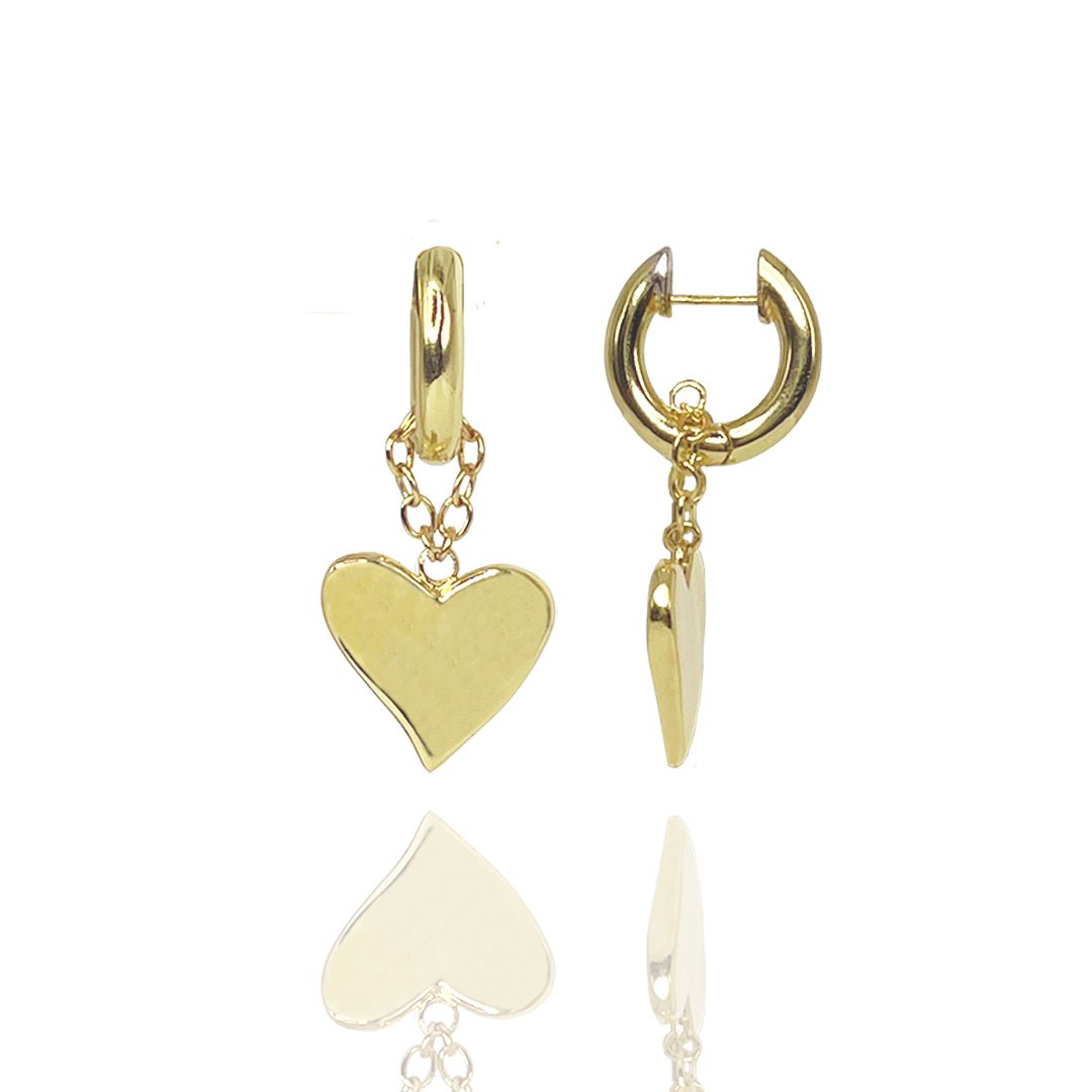 Jille Bean Heart Hoops