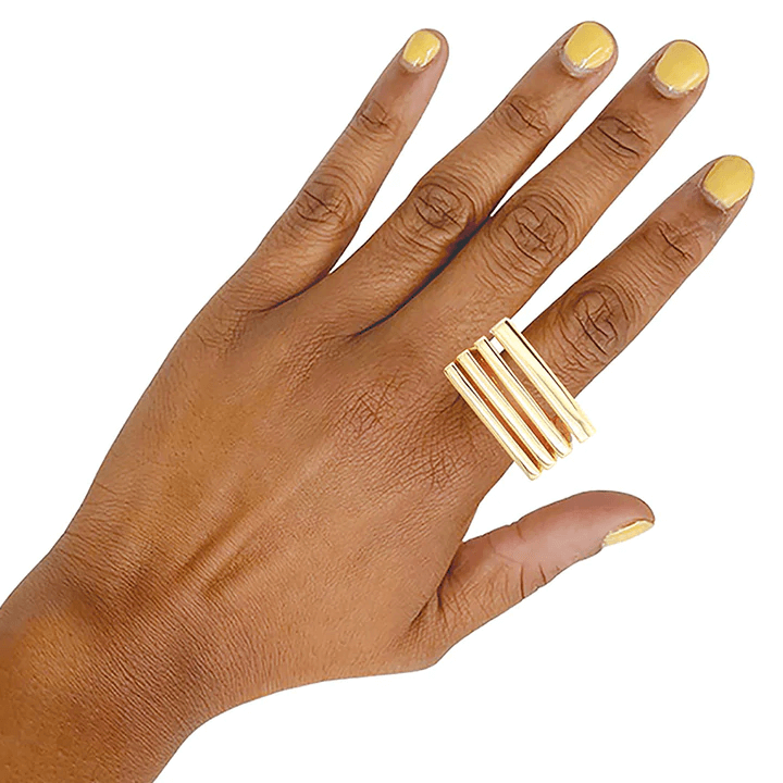 Leah Gold Stacked Ring