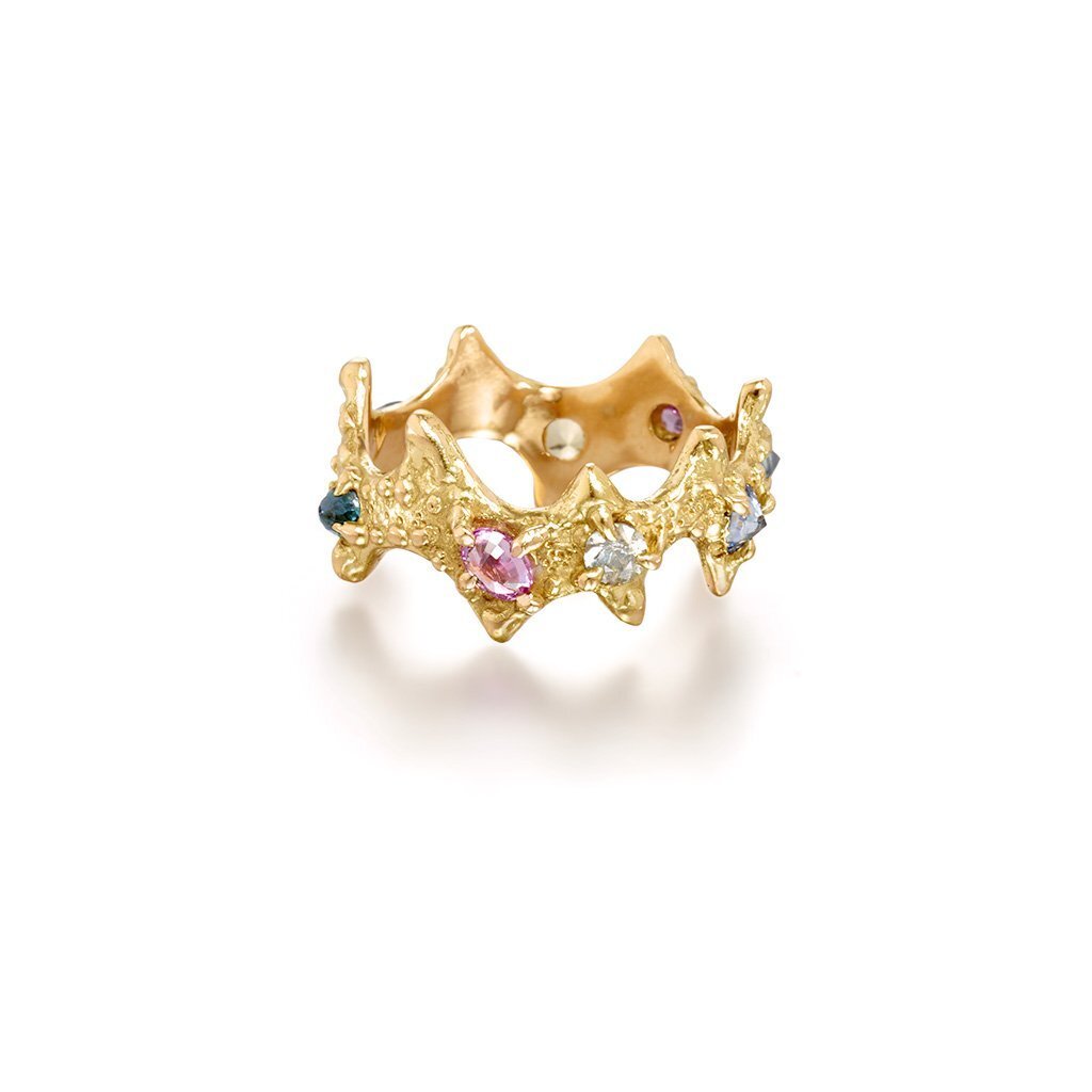 sea-urchin-18k-gold-ring-with-sapphires