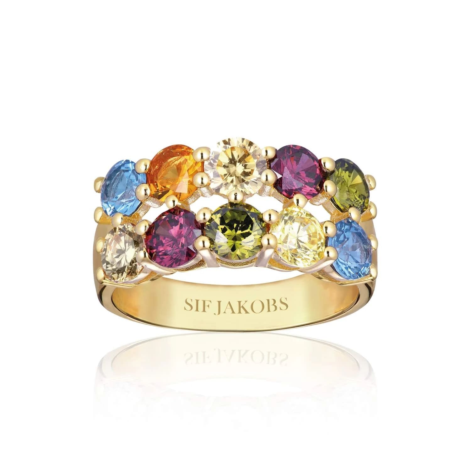 belluno-due-ring-with-multicoloured-zirconia