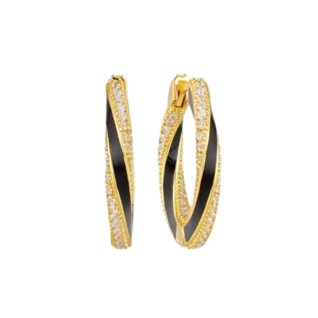 ferrara-nero-medio-earrings