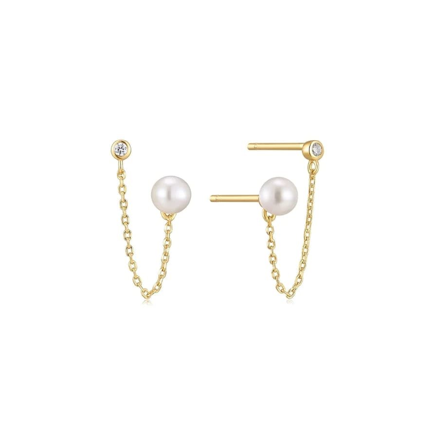 pearl-chain-link-earrings