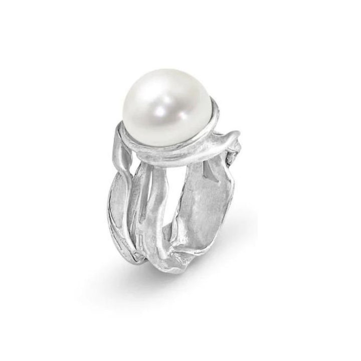 silver-seaweed-pearl-ring