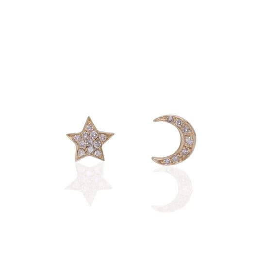 mismatched-moon-and-star-earrings