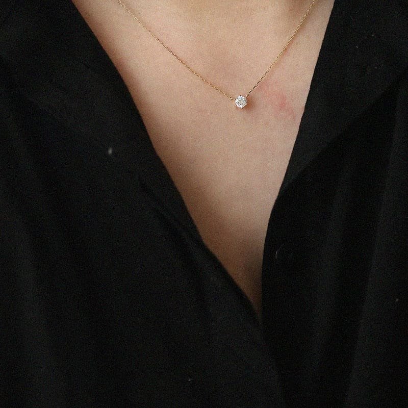 single-stone-necklace