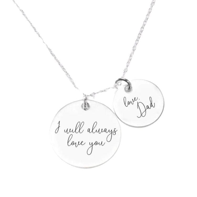 actual-handwriting-two-disc-necklace